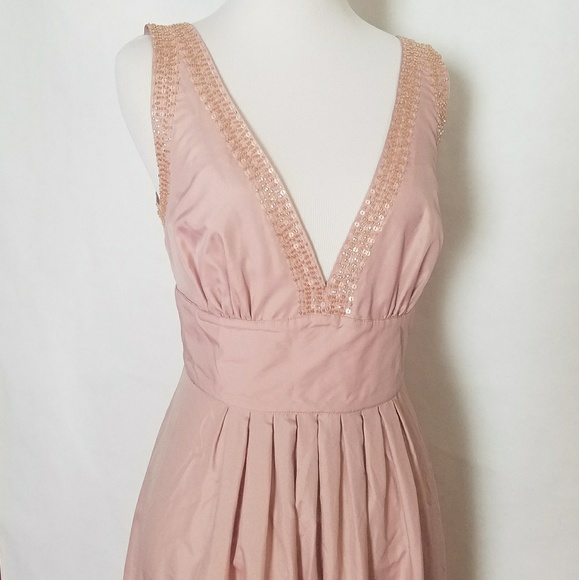 Guess by Marciano Pink Sequin Fit and Flare Dress - Picture 4 of 5